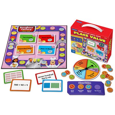 Place Value Grab & Play Math Game Gr 1-2