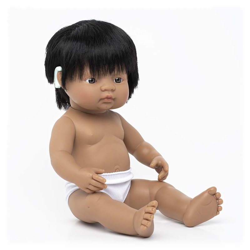 15" Baby Doll Boy with Hearing Aid One