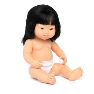 15" Baby Doll Girl avec le syndrome de Down Six