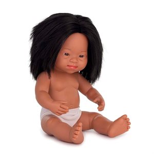 15" Baby Doll Girl with Down Syndrome Eight