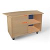 Natural Pod™ Guide - Educators Desk - with 2 Drawers (1 Shallow and 1 Deep) - with casters - 43"W x 20"D x 31"H