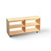 Natural Pod™ Evergreen Shelf -15 Series - Straight with Casters - 48" W x 15" D x 24" H