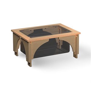 Natural Pod™ Reach - Nature Table - Rectangular - Adjustable Leg in Fusion Maple - 30 3 / 4 ''W x 22.75 ''D - Small Legs