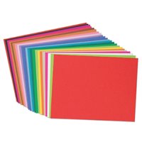 Papier de construction - 9" x 12" - Rouge des fêtes - Caisse-50