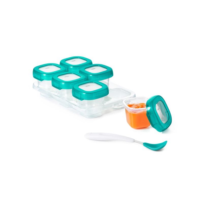 OXO Tot 2 oz Baby Blocks Récipients de stockage en plastique pour congélateur