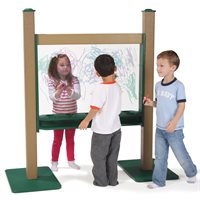 56" Wide Portable Paint Panel - 14 cup holders