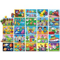Wintergreen Preschool Puzzle Library with Rack