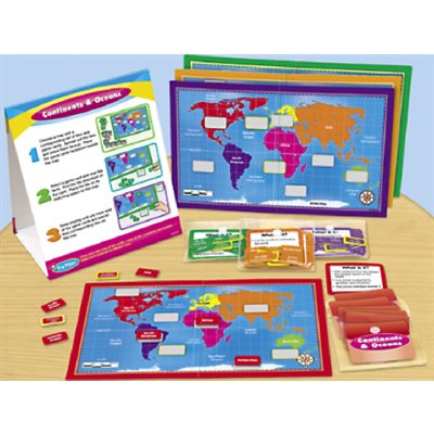 Social Studies Instant Learning Centre-Continents & Oceans