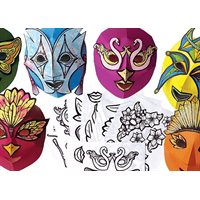   Mardi Gras Masks