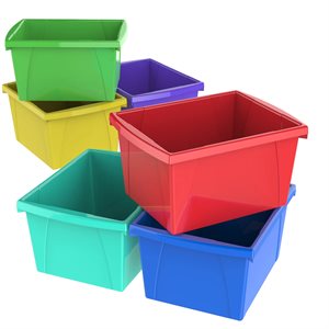 D- Storage Bin, Assorted Colors