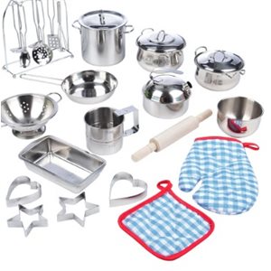 All Play Stainless Steel Cookware Set - 27pcs