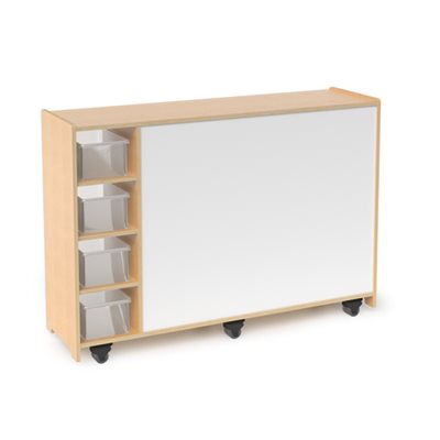 Magnetic Write And Wipe Mobile Cabinet