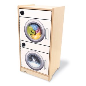 Let's Play Toddler Washer & Dryer - White