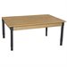   30" X 48" Rectangle Hardwood Table with Adjustable Legs 18"-29"