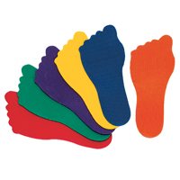 Prism Feet Markers - Set Of 6 Pairs - Non-Adhesive