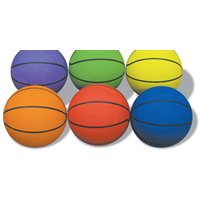 Prism Rubber Basketball Junior-Red