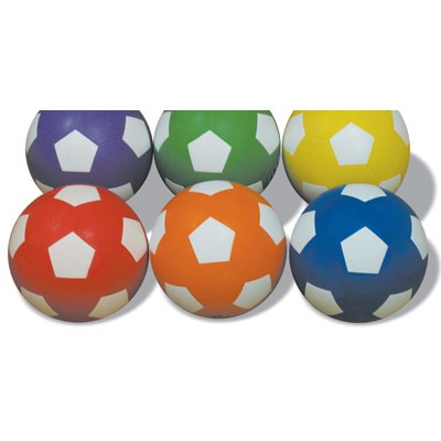 Prism Ballon de soccer en caoutchouc Taille 5 - Bleu