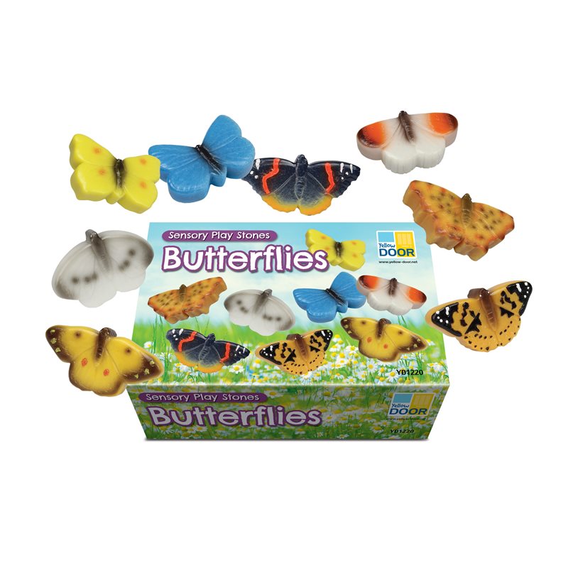 Papillons – Pierres de jeux sensoriels