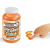 Washable Fingerpaint - Pint - Orange