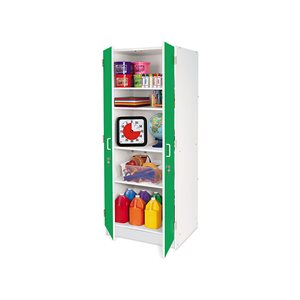 Kids Colours™ Locking Storage Cabinets - Green