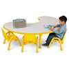 48" X 72" Kids Colours™ Adjustable Group Table - Yellow