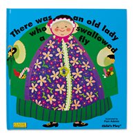 There Was an Old Lady Who Swallowed a Fly - Hardcover Book