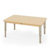 47" x 30" Birch Adjustable Activity Table - Rectangle