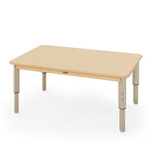 47" x 30" Birch Adjustable Activity Table - Rectangle