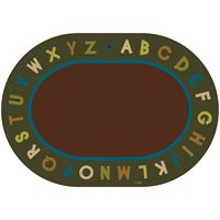 Alphabet Circletime Nature Rug - 6' X 9'