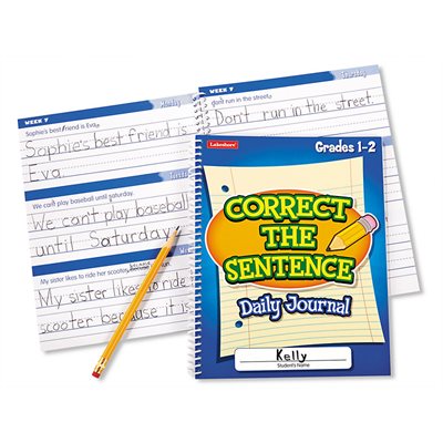 Correct Sentence Journal-Gr.1-2-Ea