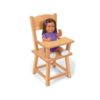 Hardwood Doll Highchair