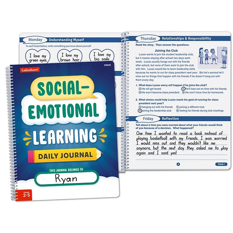Daily Social-Emotional Learning Journal-Set of 10