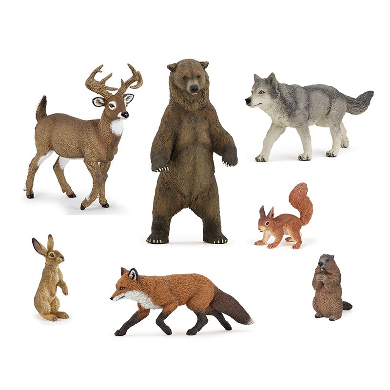 7pc Animal Collection - Forest*
