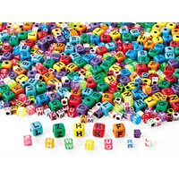 Alphabet Collage Beads