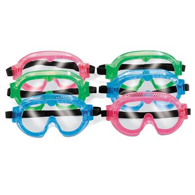 Kid-Sized Safety Goggles - set of 6