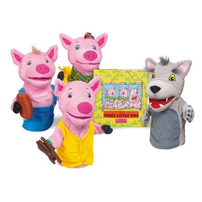 3 Little Pigs Storytelling Puppets