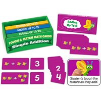 Touch & Match Simple Addition Cards