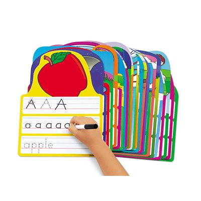 Write & Wipe Alphabet Practice Cards