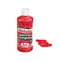 Washable Glitter Paint - Pint - Red