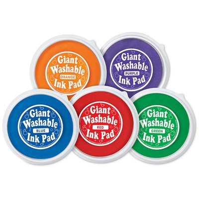 Giant Washable Colour Ink Pads Set 1