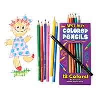 Best-Buy Coloured Pencils - Pack of 12