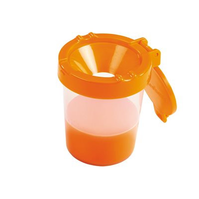 No-Spill Paint Cup - Orange