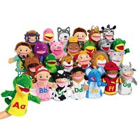 Apprenez l'ensemble de marionnettes de l'alphabet