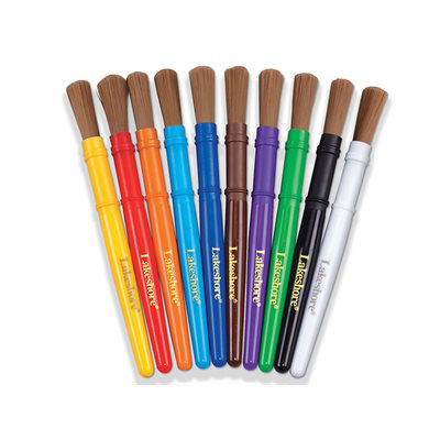 Nylon Bristle Brushes- 10 Colours