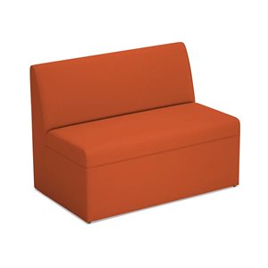 Flex-Space Engage Modular Couch for Two-Autumn Orange
