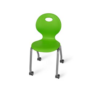 Flex-Space 17.5" Ergo Glide Mobile Chairs - Green