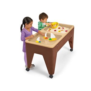 Preschool 2-Station Sand & Water Table-Natural Colours*