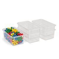 Clear-View Bins-Set Of 5