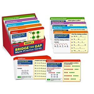 Bridge the Gap! Math Practice Cards - Gr. 1