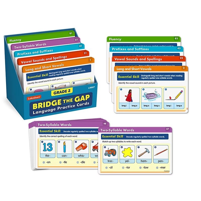 Bridge the Gap! Language Practice Cards - Gr. 2